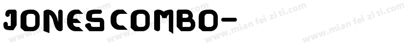 Jones Combo字体转换